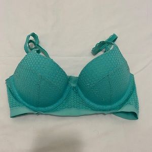 Mint color bra